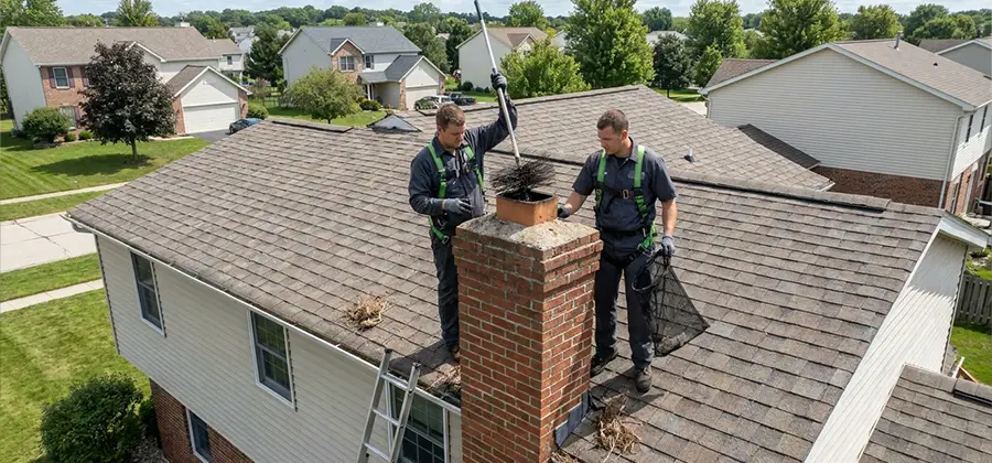 Bird Removal From Chimney in Belleville